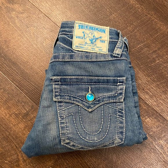 True Religion Billy Crop Jean - Size 26 - Picture 9 of 10